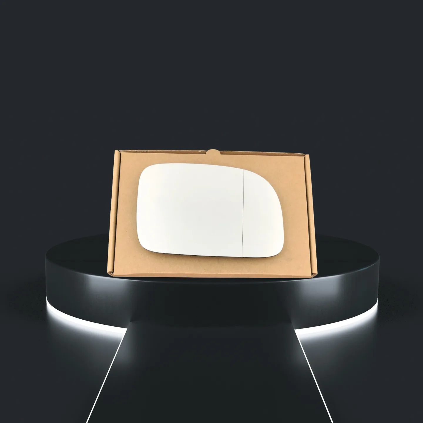 Hyundai Santa Fe Right Wide Angle Stick-on Mirror Glass (2005–2009)