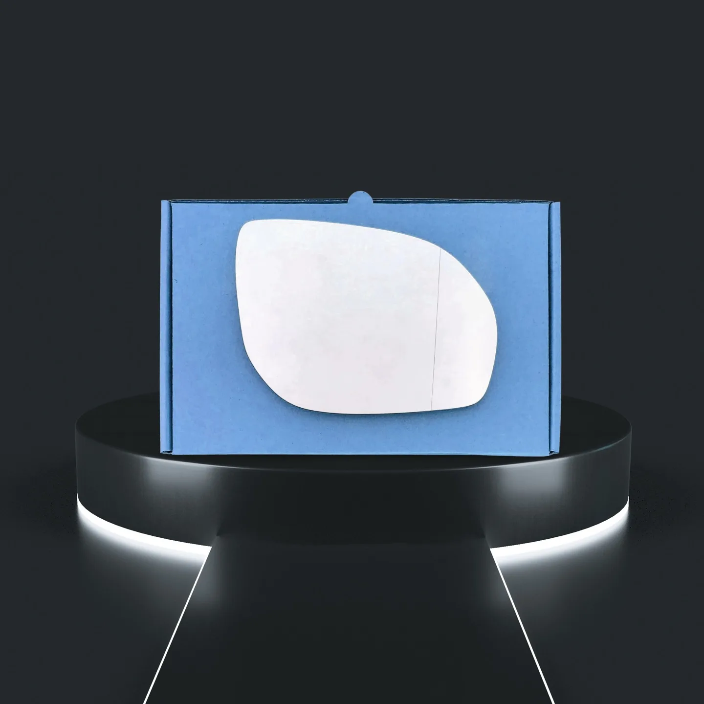 Hyundai Santa Fe Right Wide Angle Stick-on Mirror Glass (2015–2018)