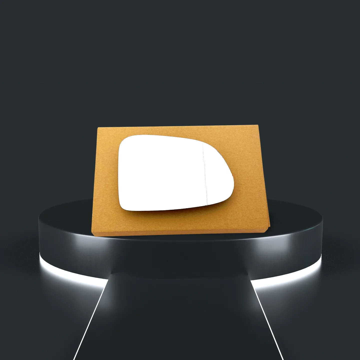 Hyundai Santa Fe Right Wide Angle Stick-on Mirror Glass (2019 onwards)