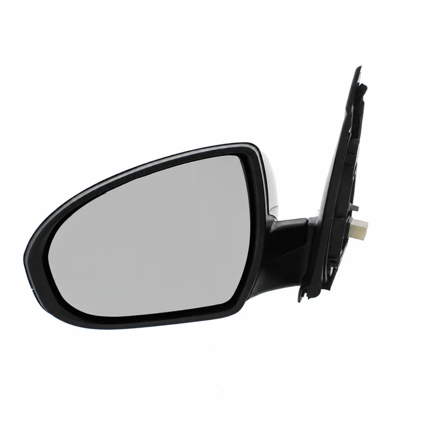 Hyundai Tucson Left Heated Electric Complete Mirror Unit, Paintable - Black (2015–2018) — photograph 2