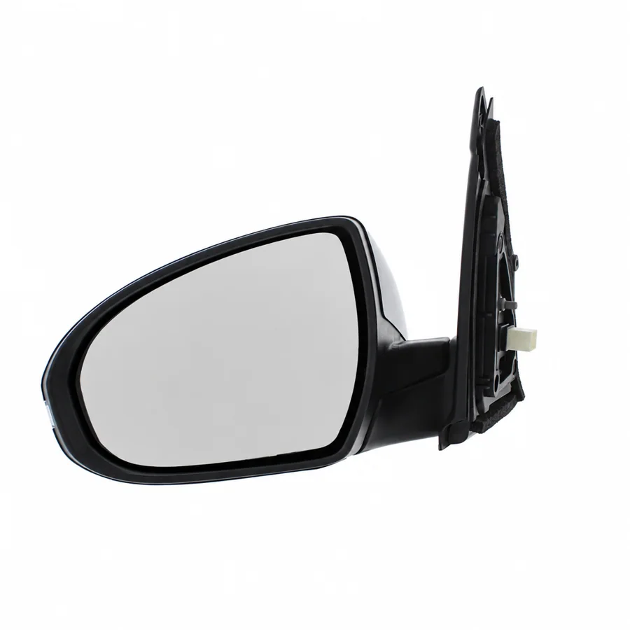 Hyundai Tucson Left Heated Power Folding Complete Mirror Unit, Paintable - Black (2015–2018) — photograph 2