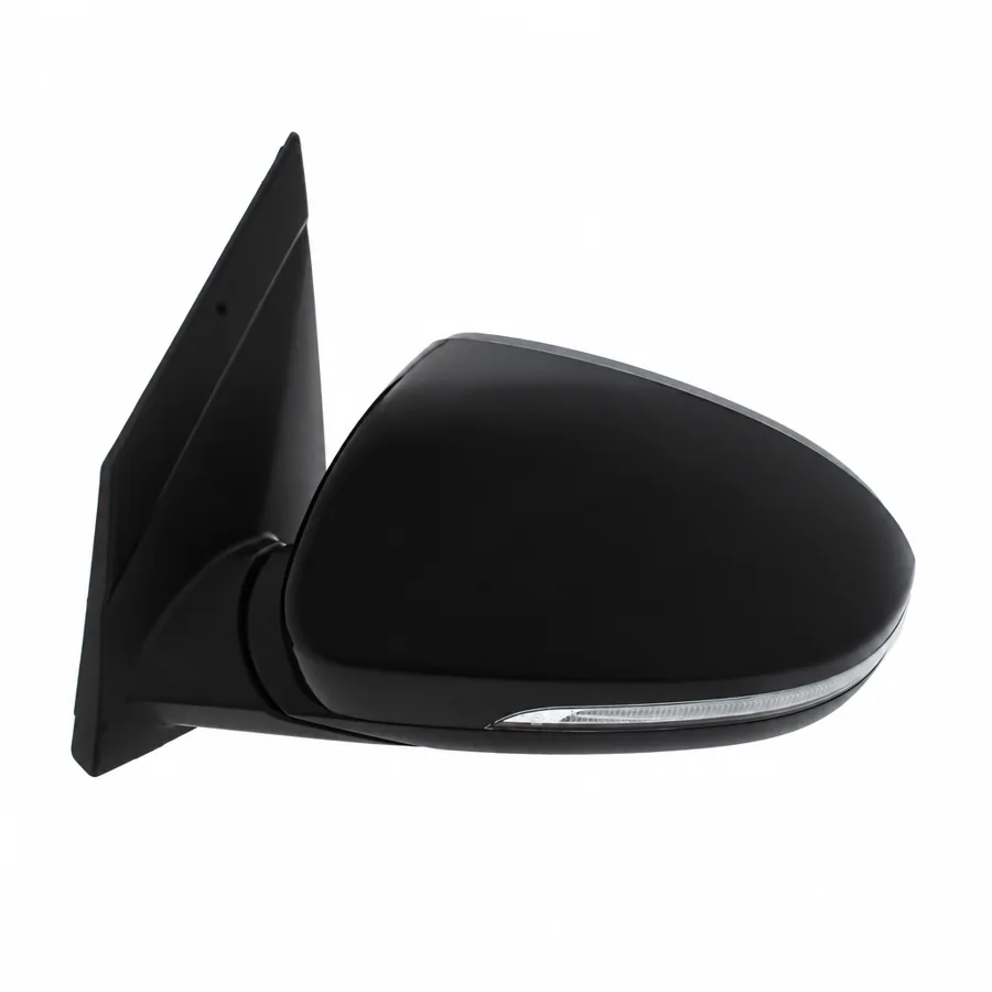 Hyundai Tucson Left Heated Power Folding Complete Mirror Unit, Paintable - Black (2015–2018)