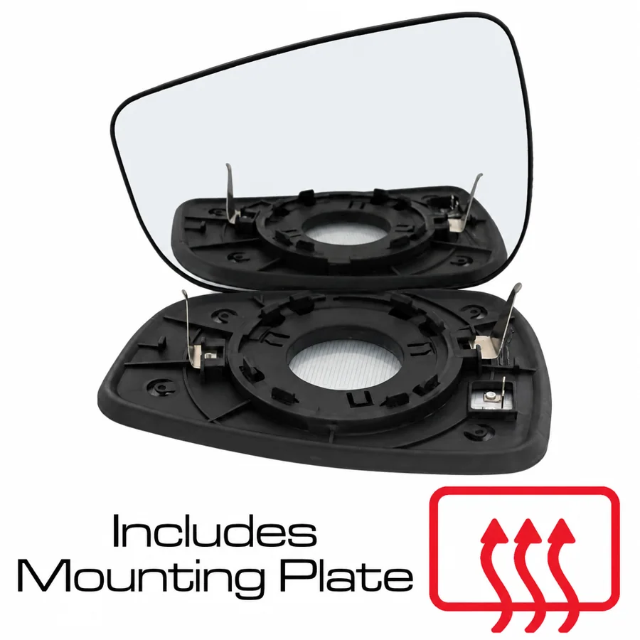 Hyundai Veloster Left Heated Convex Mirror Glass (2011–2015)
