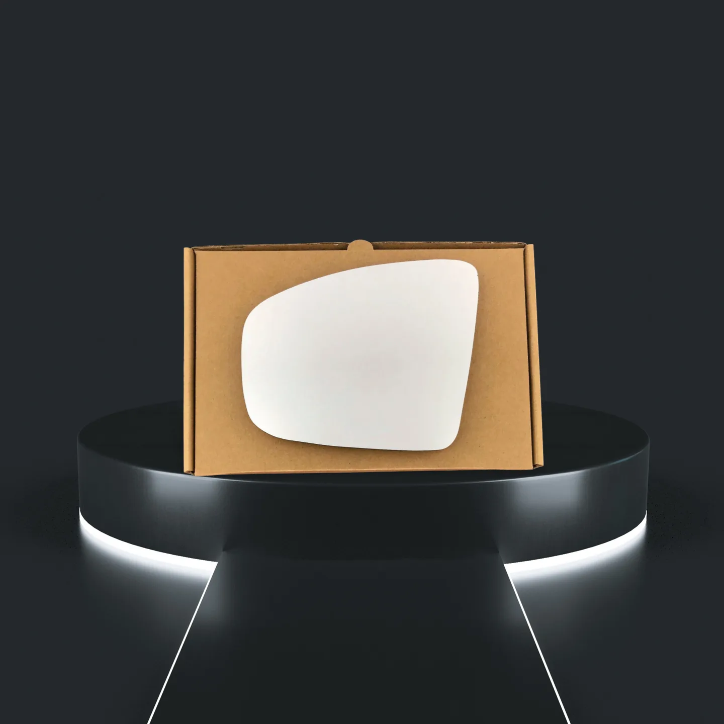 Infiniti QX70 Left Wide Angle Stick-on Mirror Glass (2013–2020)