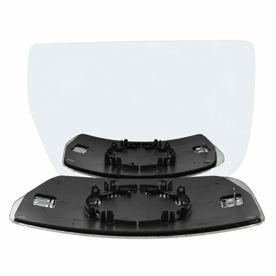 Iveco Daily Left Heated Convex Clip-on Mirror Glass (2006 onwards) — Lower Dead Angle - To Suit Manual or Heated Mirror