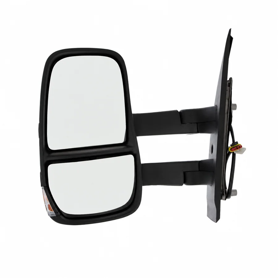 Iveco Daily Left Heated Electric Complete Mirror Unit, Black - Textured (2014 onwards) — With temperature sensor — photograph 2