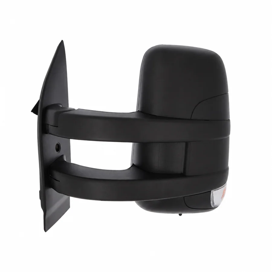 Iveco Daily Left Heated Electric Complete Mirror Unit, Black - Textured (2014 onwards) — With temperature sensor