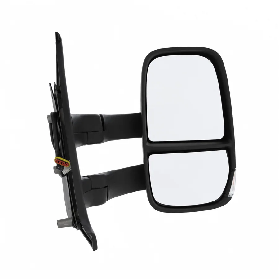 Iveco Daily Right Heated Electric Complete Mirror Unit, Black - Textured (2006–2014) — photograph 2