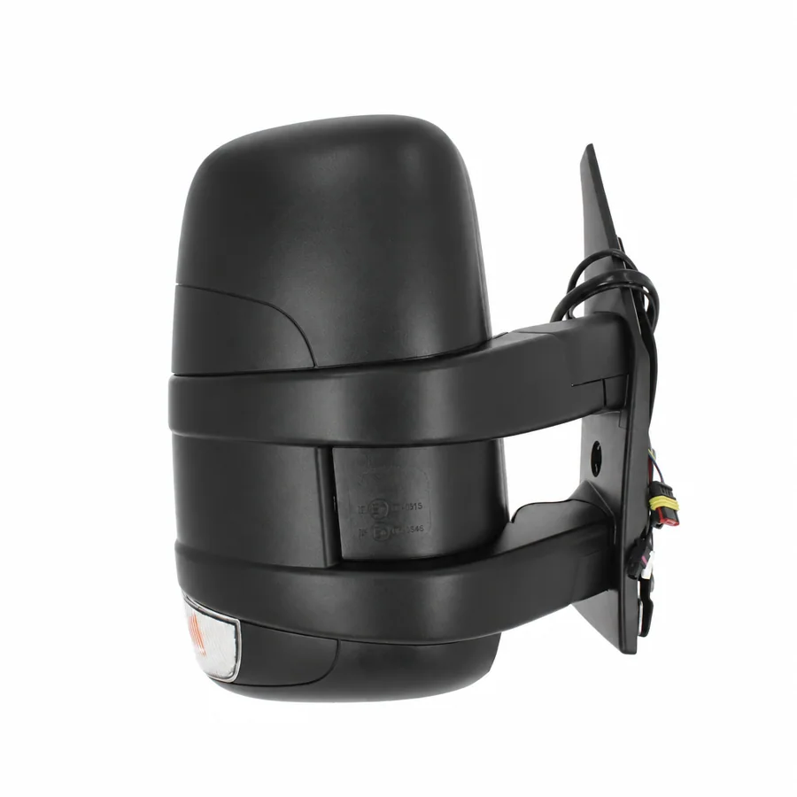 Iveco Daily Right Heated Power Folding Complete Mirror Unit, Black - Textured (2006–2014)