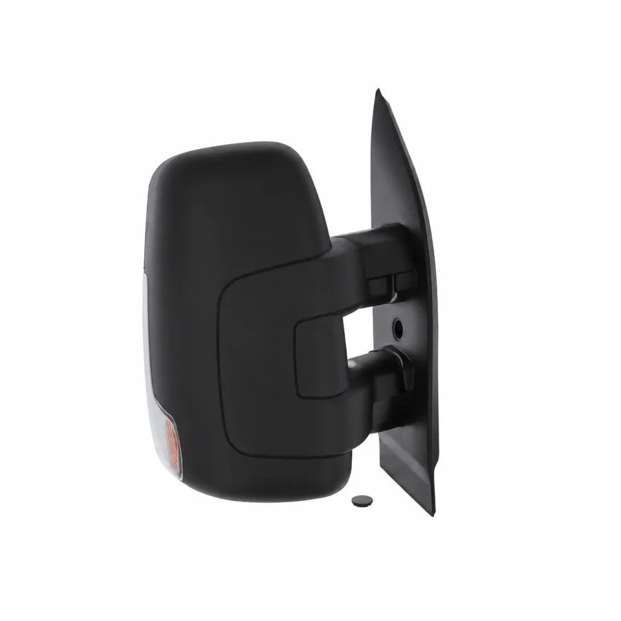 Iveco Daily Right Complete Mirror Unit, Black - Textured (2014 onwards)