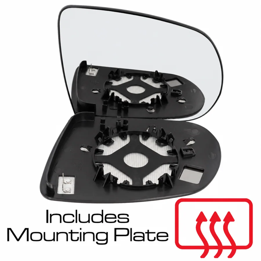 Jeep Compass Right Heated Convex Mirror Glass (2017–2026)