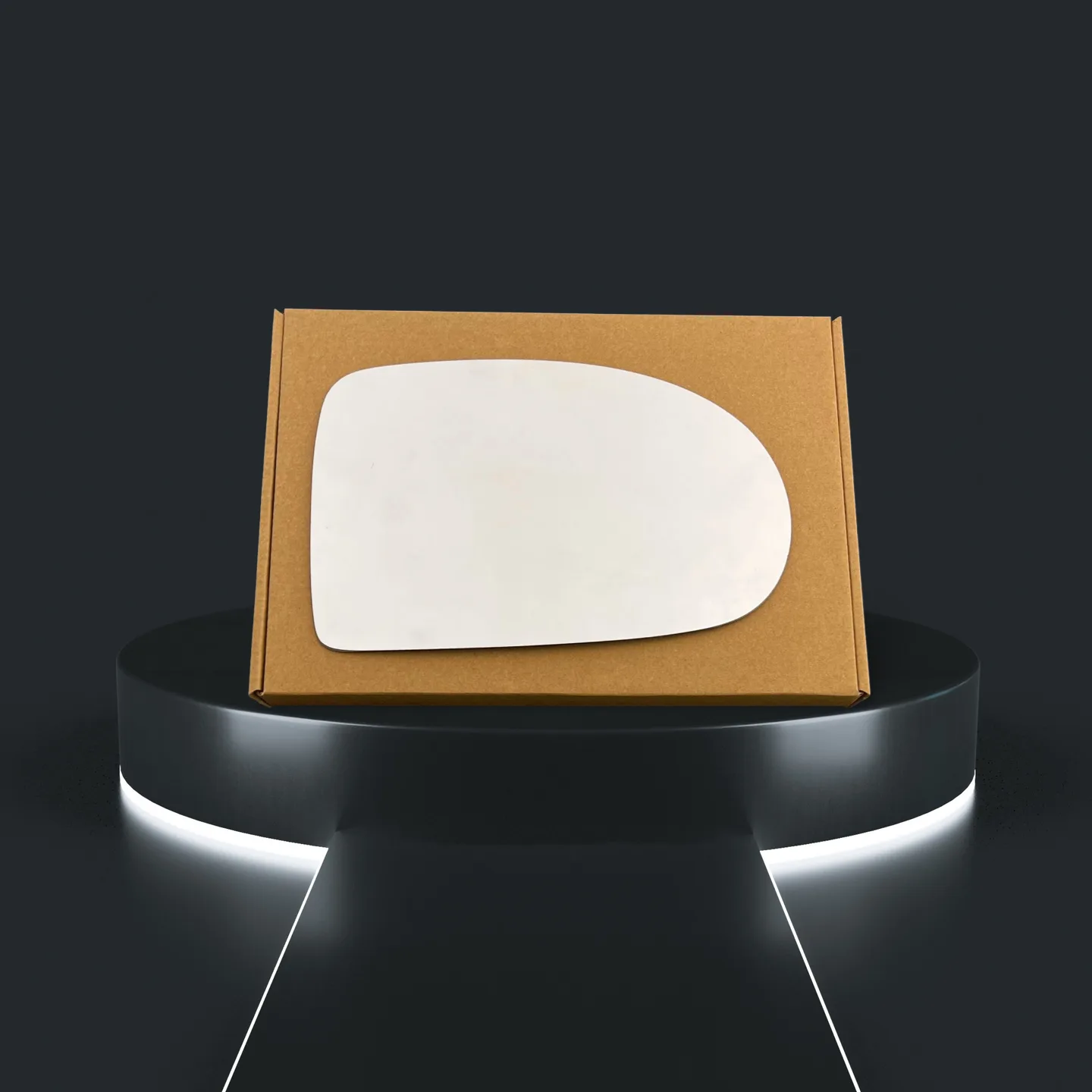 Jeep Compass Right Convex Stick-on Mirror Glass (2010–2016)