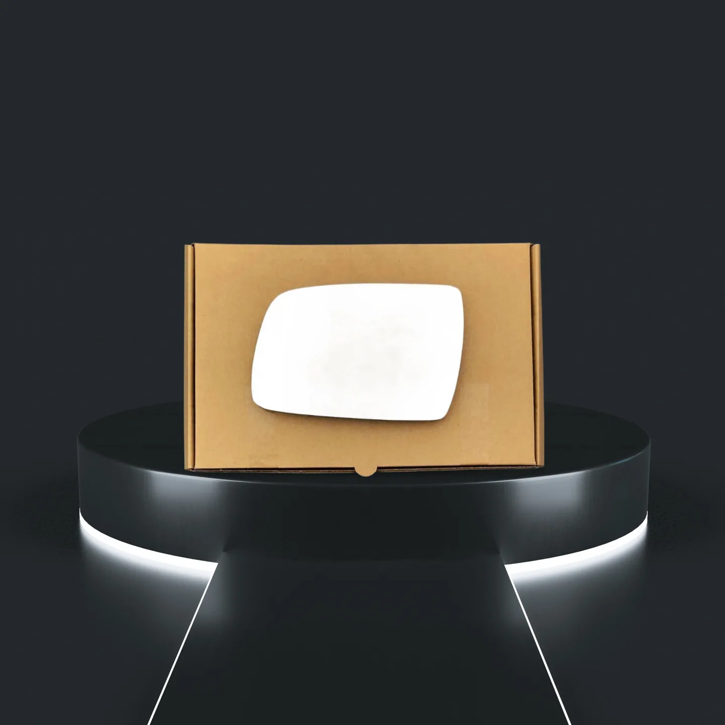 Jeep Grand Cherokee Left Convex Stick-on Mirror Glass (2000–2004)