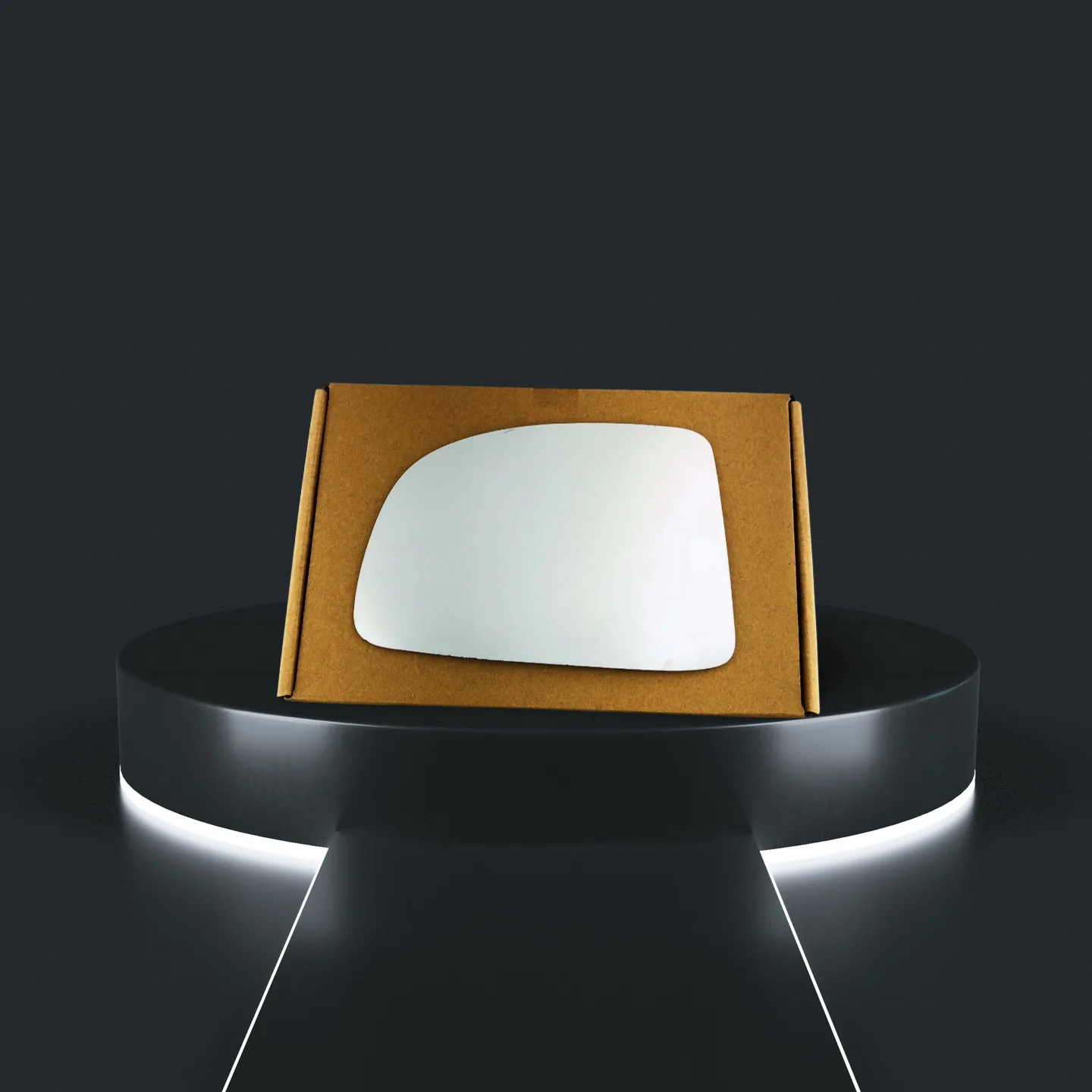 Kia Carens Left Convex Stick-on Mirror Glass (2006–2012)