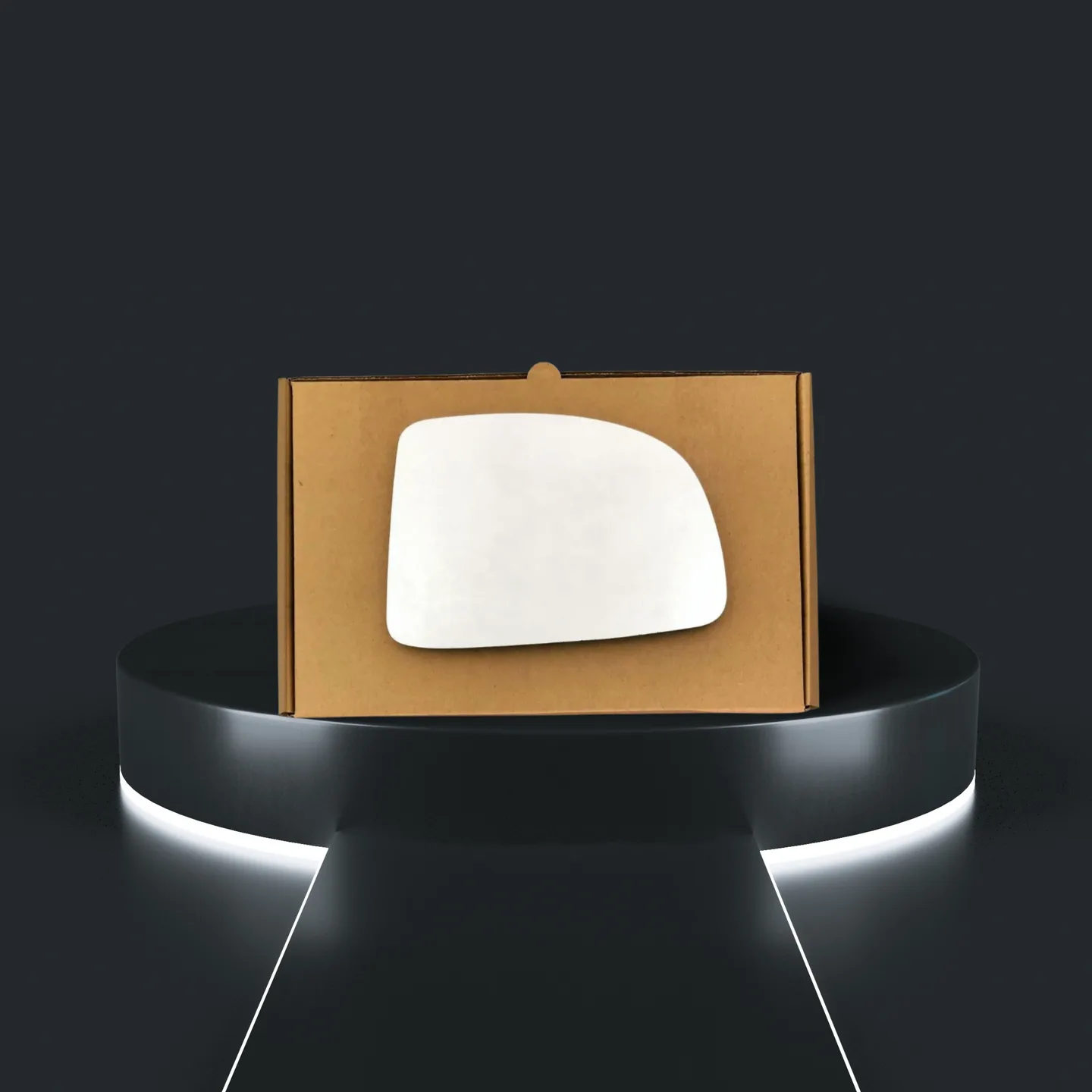 Kia Carens Right Wide Angle Stick-on Mirror Glass (2006–2012)