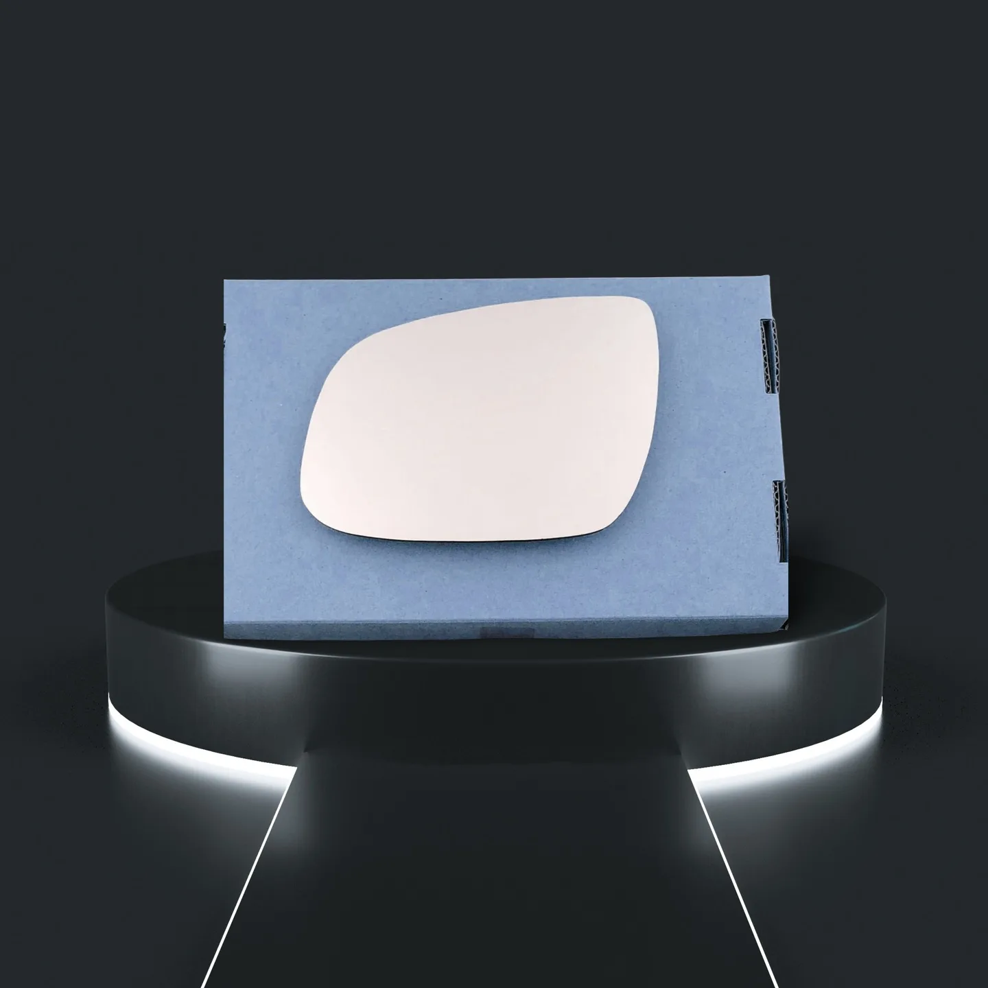 Kia Ceed Left Convex Stick-on Mirror Glass (2009–2011)