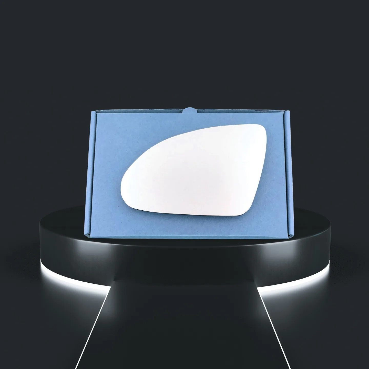 Kia Optima Left Convex Stick-on Mirror Glass (2015–2020)