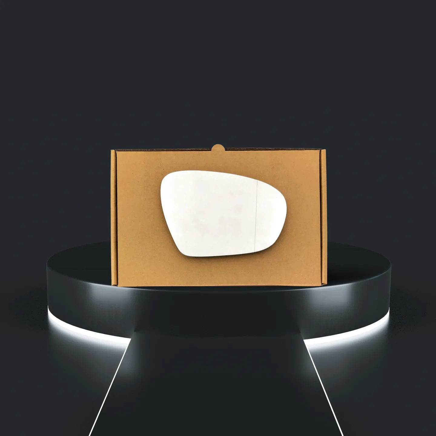 Kia Optima Right Wide Angle Stick-on Mirror Glass (2011–2014)