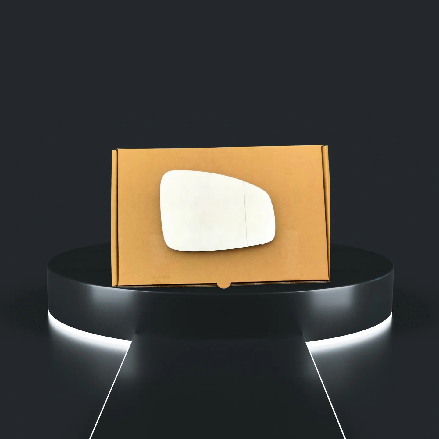 Kia Picanto Left Convex Stick-on Mirror Glass (2004–2007)