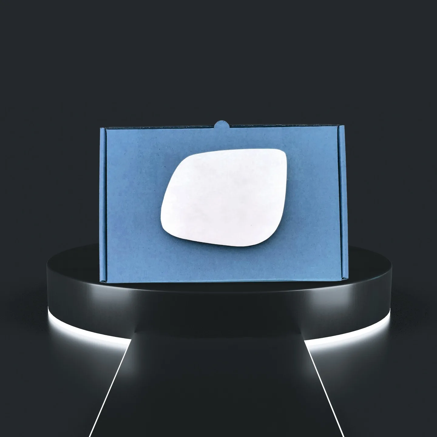 Kia Picanto Left Convex Stick-on Mirror Glass (2012–2020)