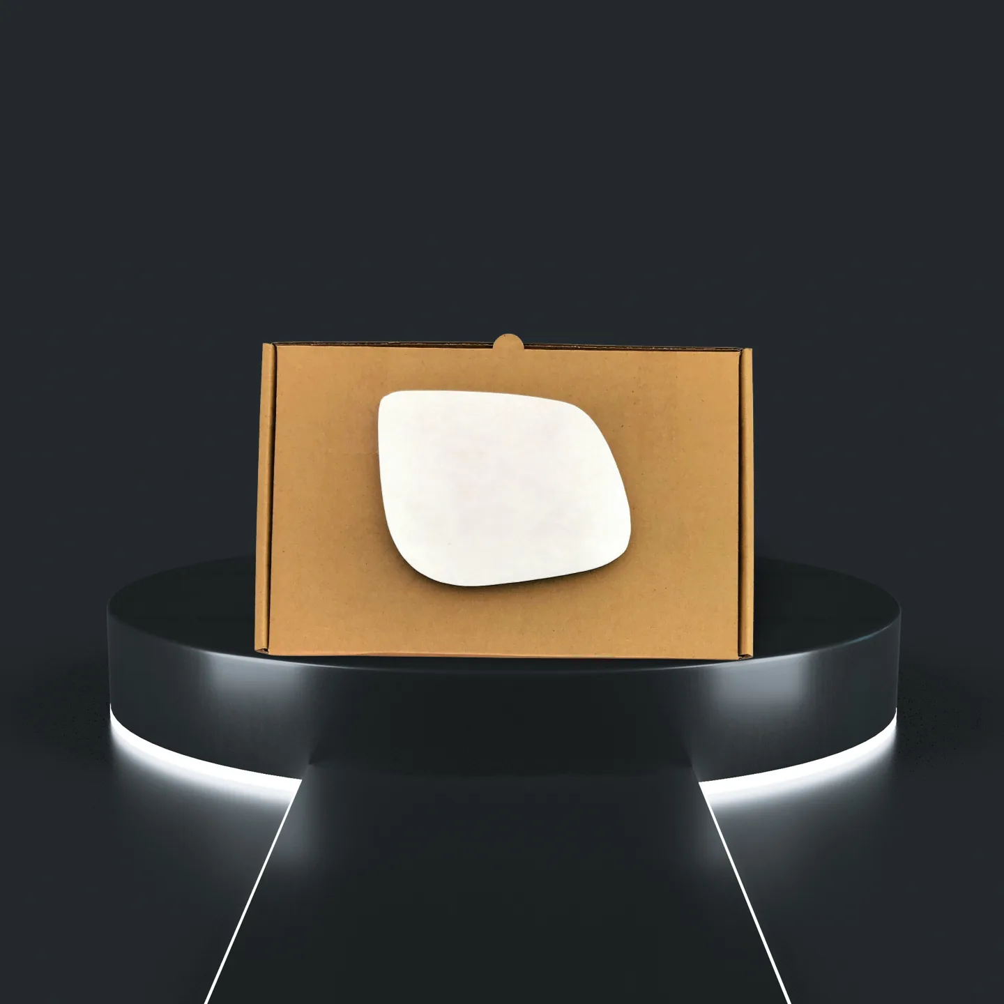 Kia Picanto Right Convex Stick-on Mirror Glass (2012–2020)