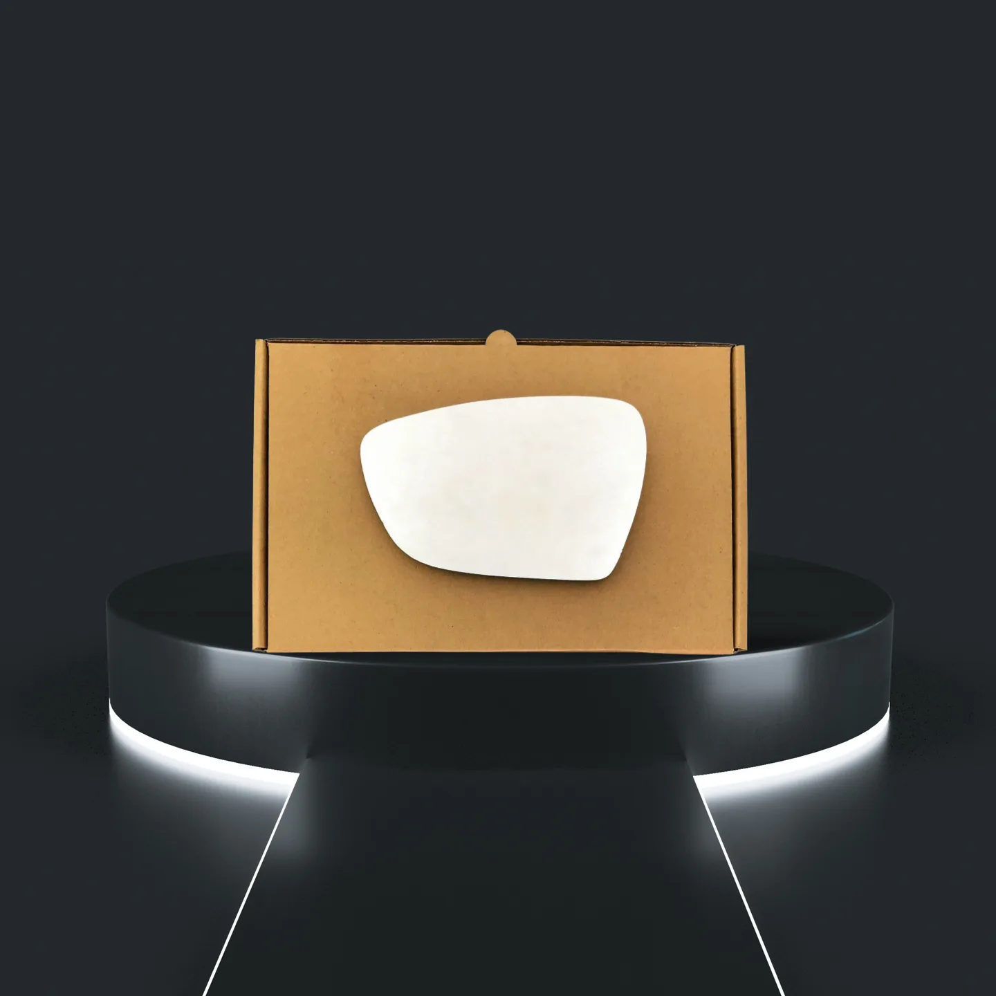 Kia Pro Ceed Left Convex Stick-on Mirror Glass (2012–2019)