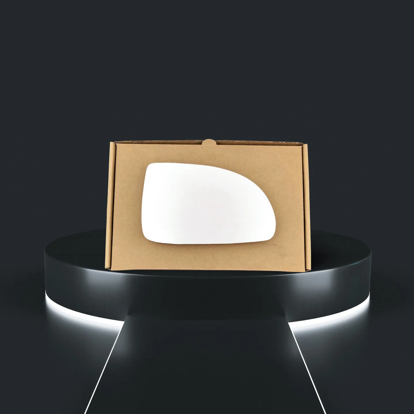 Kia Rio Right Wide Angle Stick-on Mirror Glass (2000–2005)