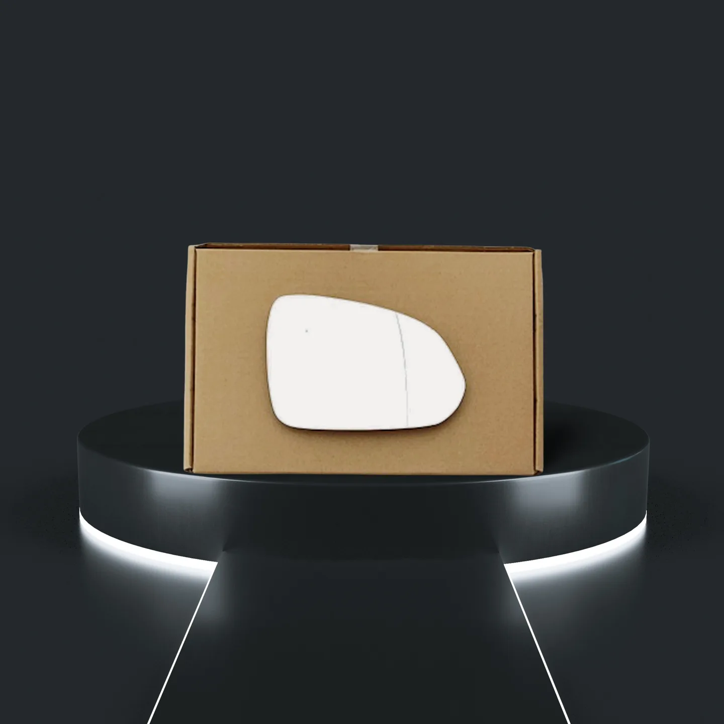 Kia Rio Right Wide Angle Stick-on Mirror Glass (2017–2020)