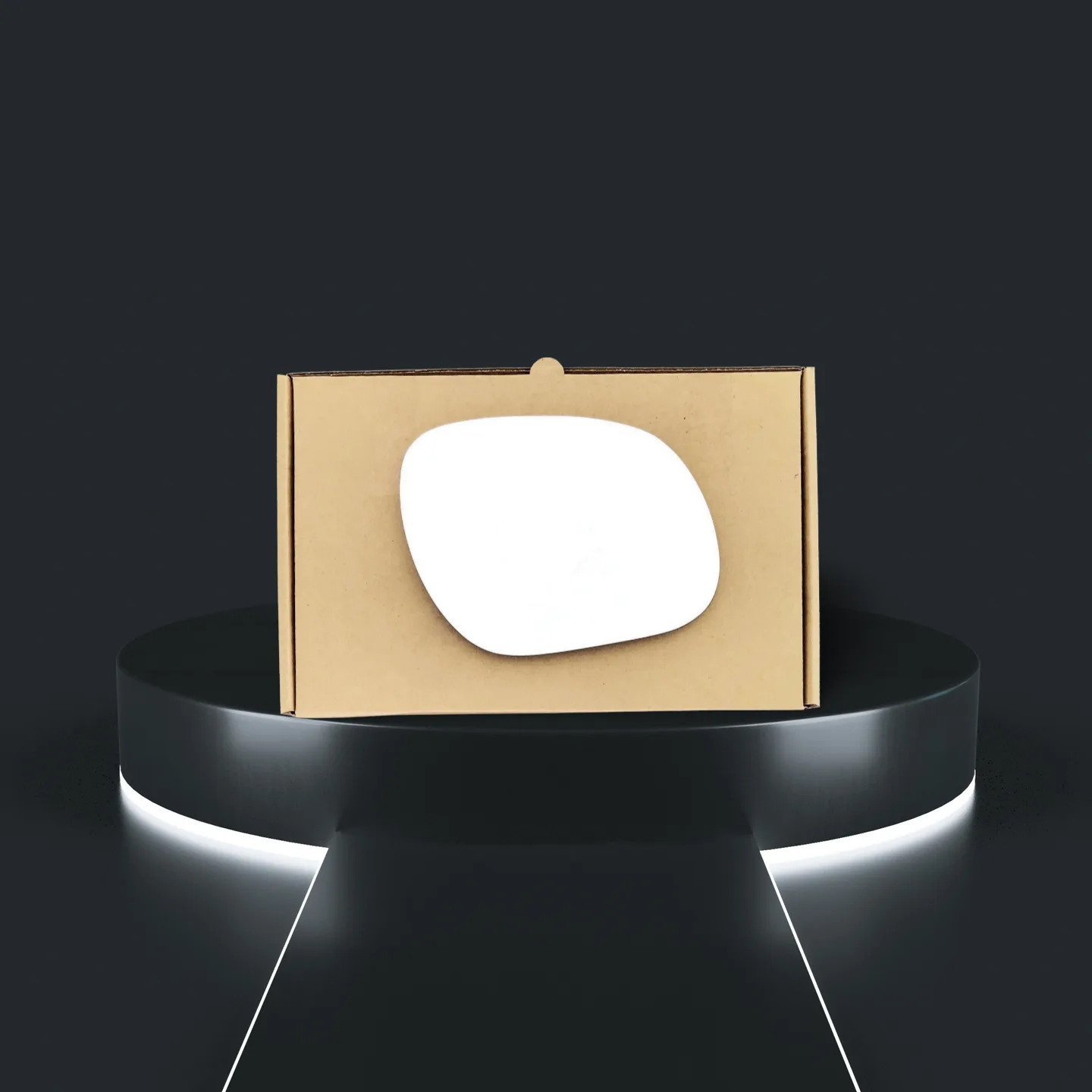 Kia Soul Right Convex Stick-on Mirror Glass (2014–2018)