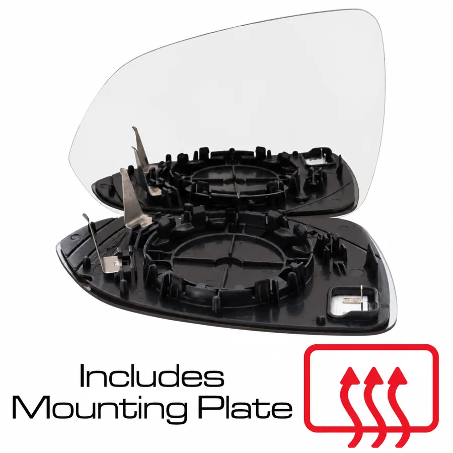 Kia Stonic Left Heated Convex Mirror Glass (2017–2026)