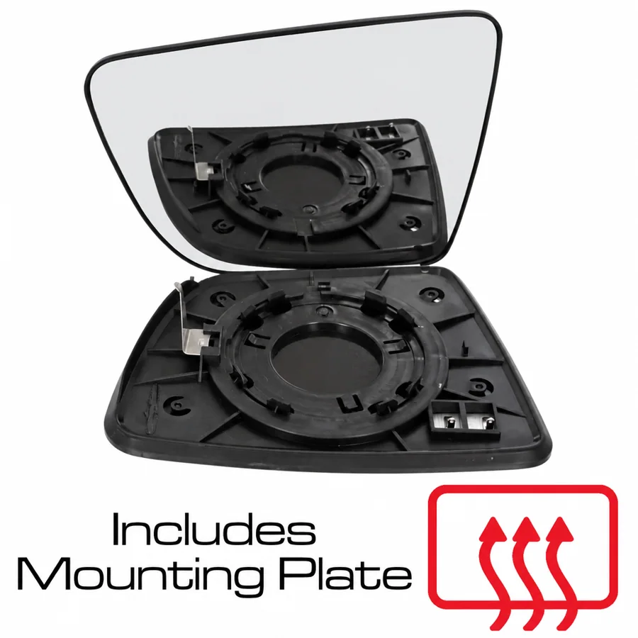 Kia Venga Left Heated Convex Mirror Glass (2009–2020)
