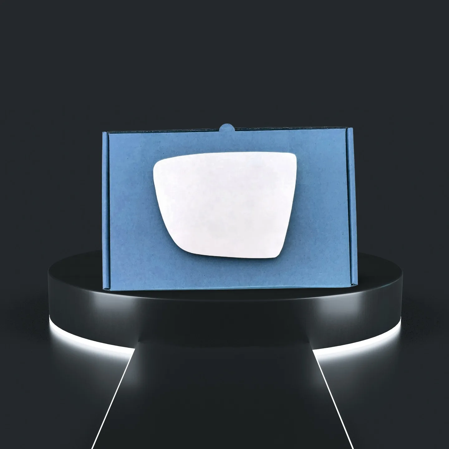 Kia Venga Left Convex Stick-on Mirror Glass (2009–2020)