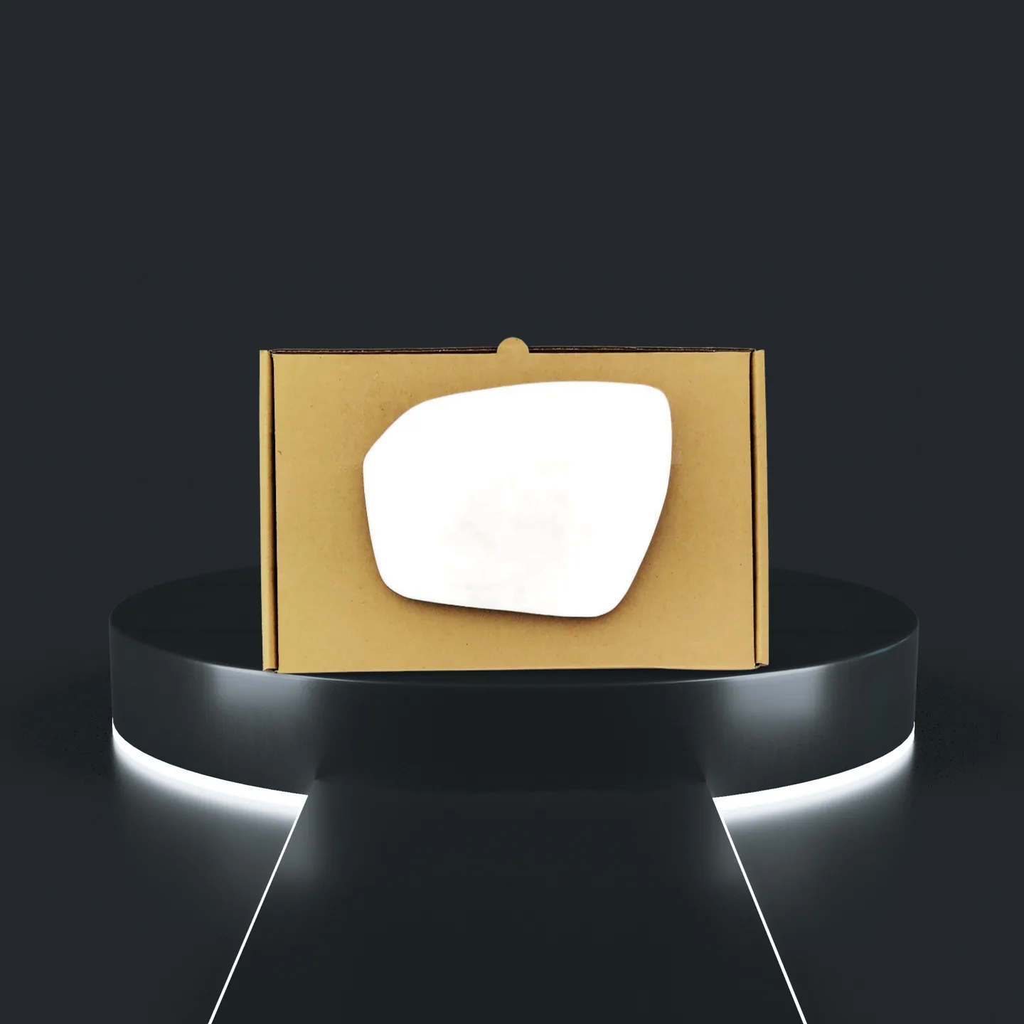 Land Rover Range Rover Evoque Left Convex Stick-on Mirror Glass (2011–2014)