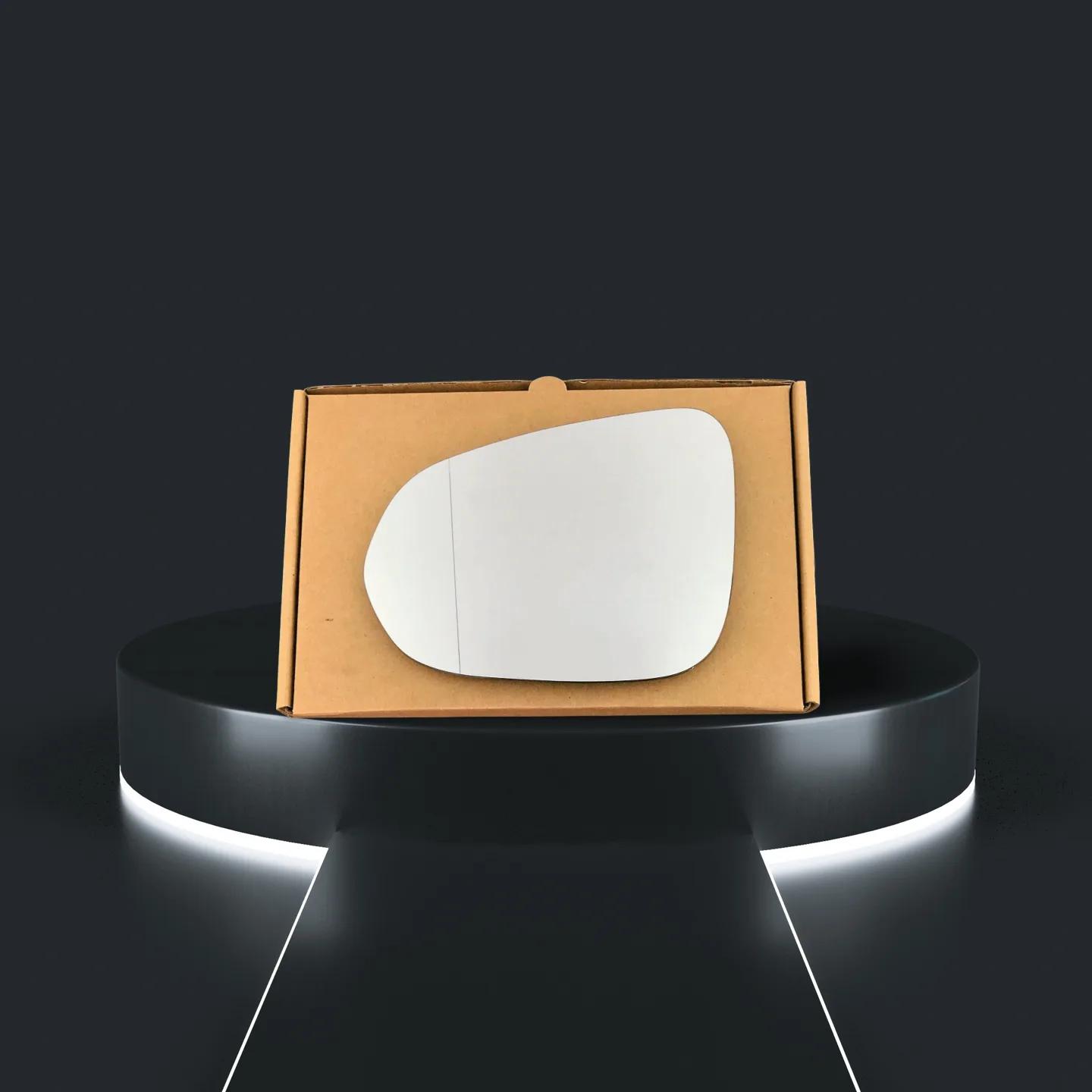 Lexus RX350 Left Convex Stick-on Mirror Glass (2014–2020)
