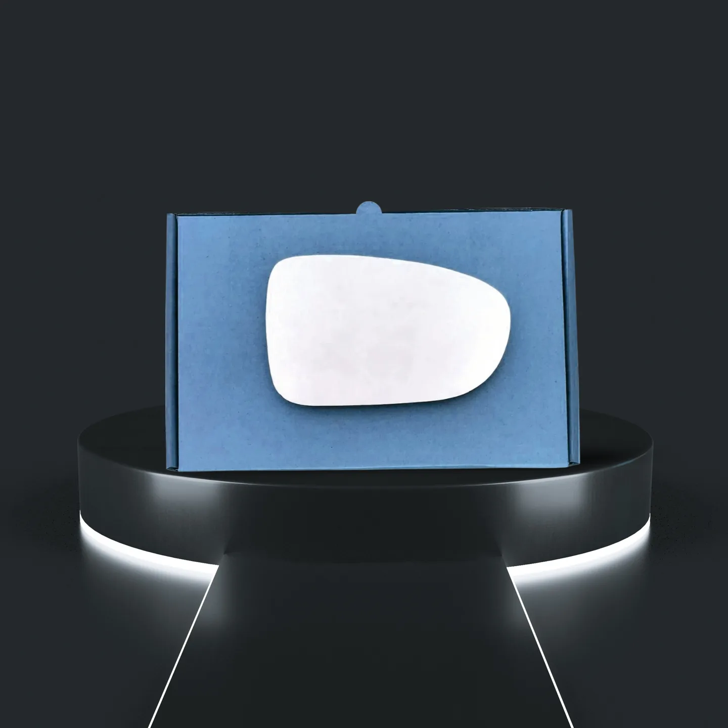 LTI TX2 Right Convex Stick-on Mirror Glass (2002–2006)