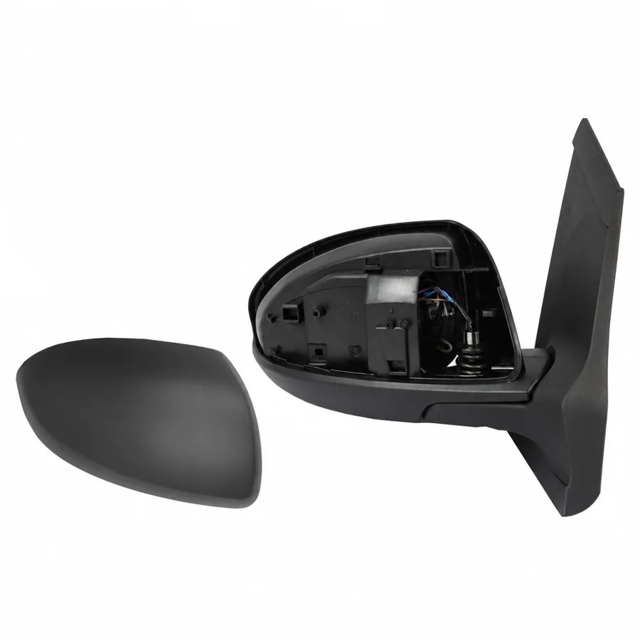 Mazda 2 Right Heated Electric Complete Mirror Unit, Primed (2007–2015)