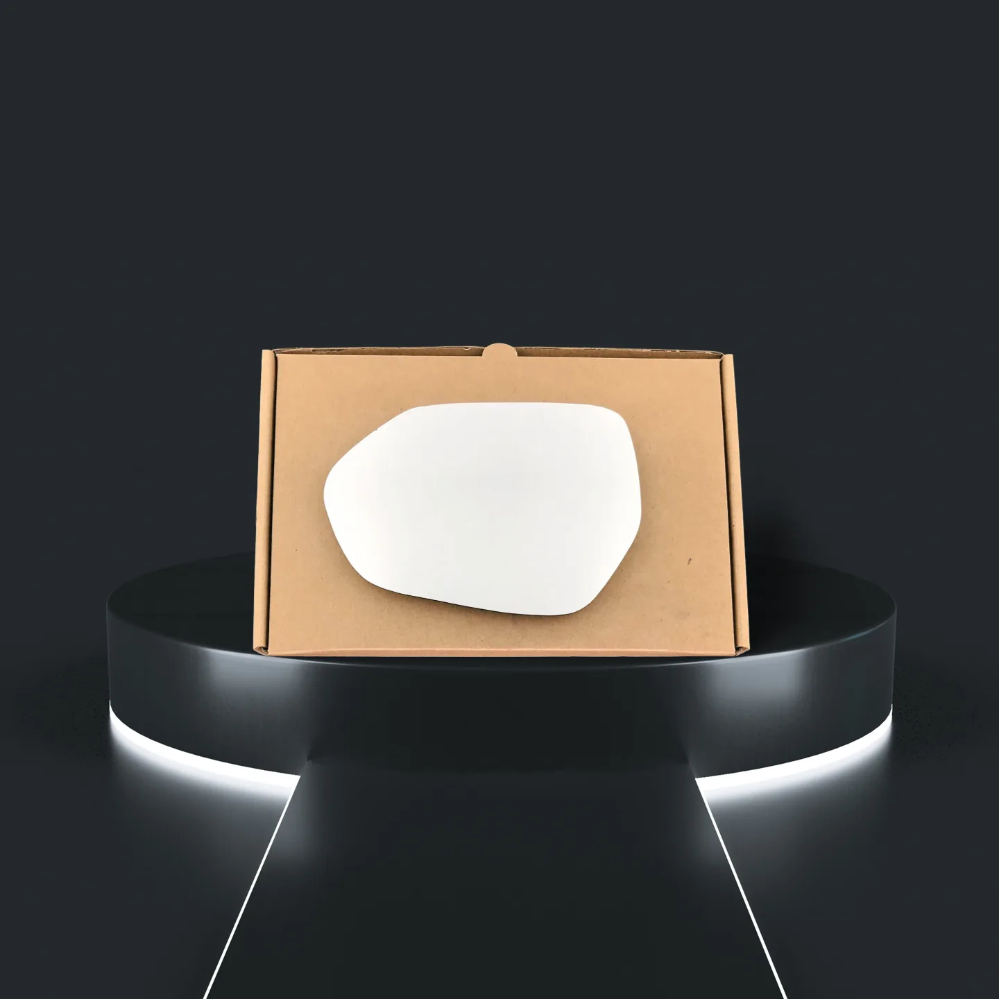 Mazda 2 Left Convex Stick-on Mirror Glass (2021–2024)