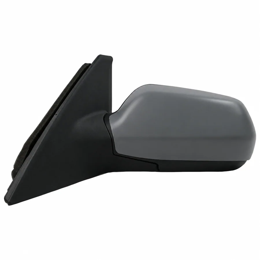 Mazda 3 Left Heated Electric Complete Mirror Unit, Paintable - Black (2004–2009)