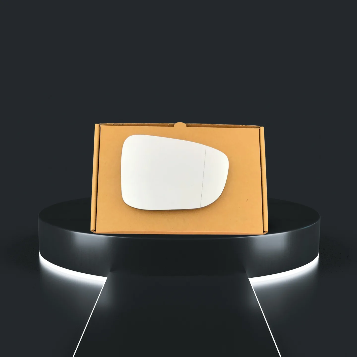 Mazda 3 Right Wide Angle Stick-on Mirror Glass (2013–2019)
