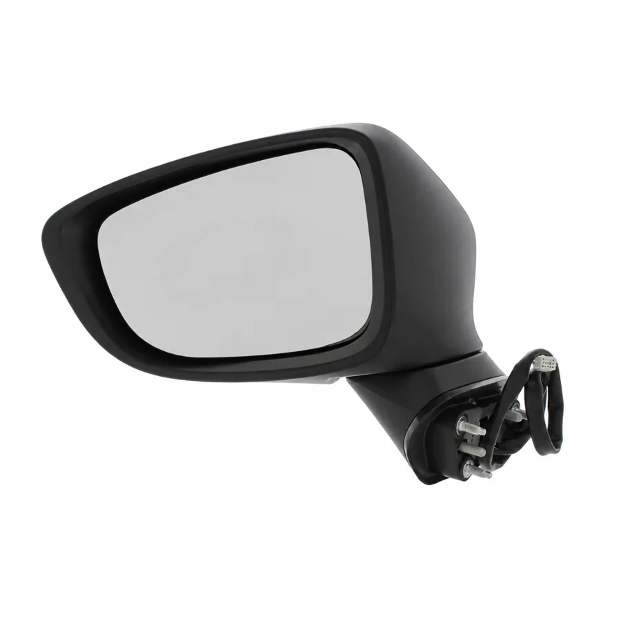 Mazda 6 Left Heated Electric Complete Mirror Unit, Paintable - Black (2012–2017) — photograph 3