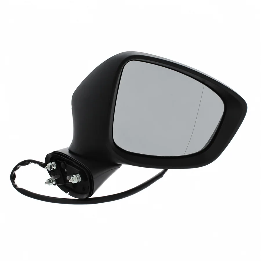 Mazda CX5 Right Heated Power Folding Complete Mirror Unit, Paintable - Black (2012–2015) — photograph 3