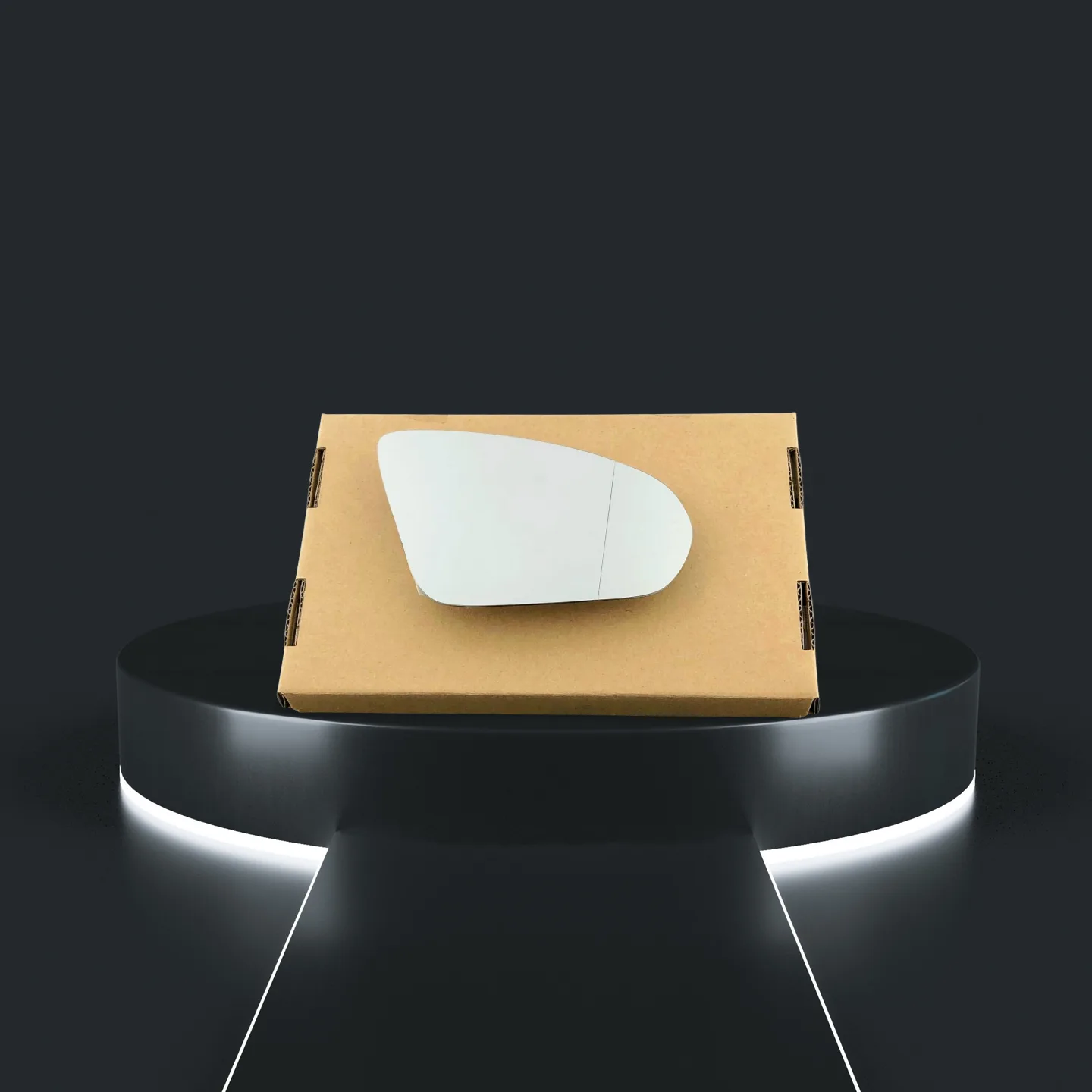 Mercedes Benz A Class Left Heated Wide Angle Stick-on Mirror Glass (2018–2025)