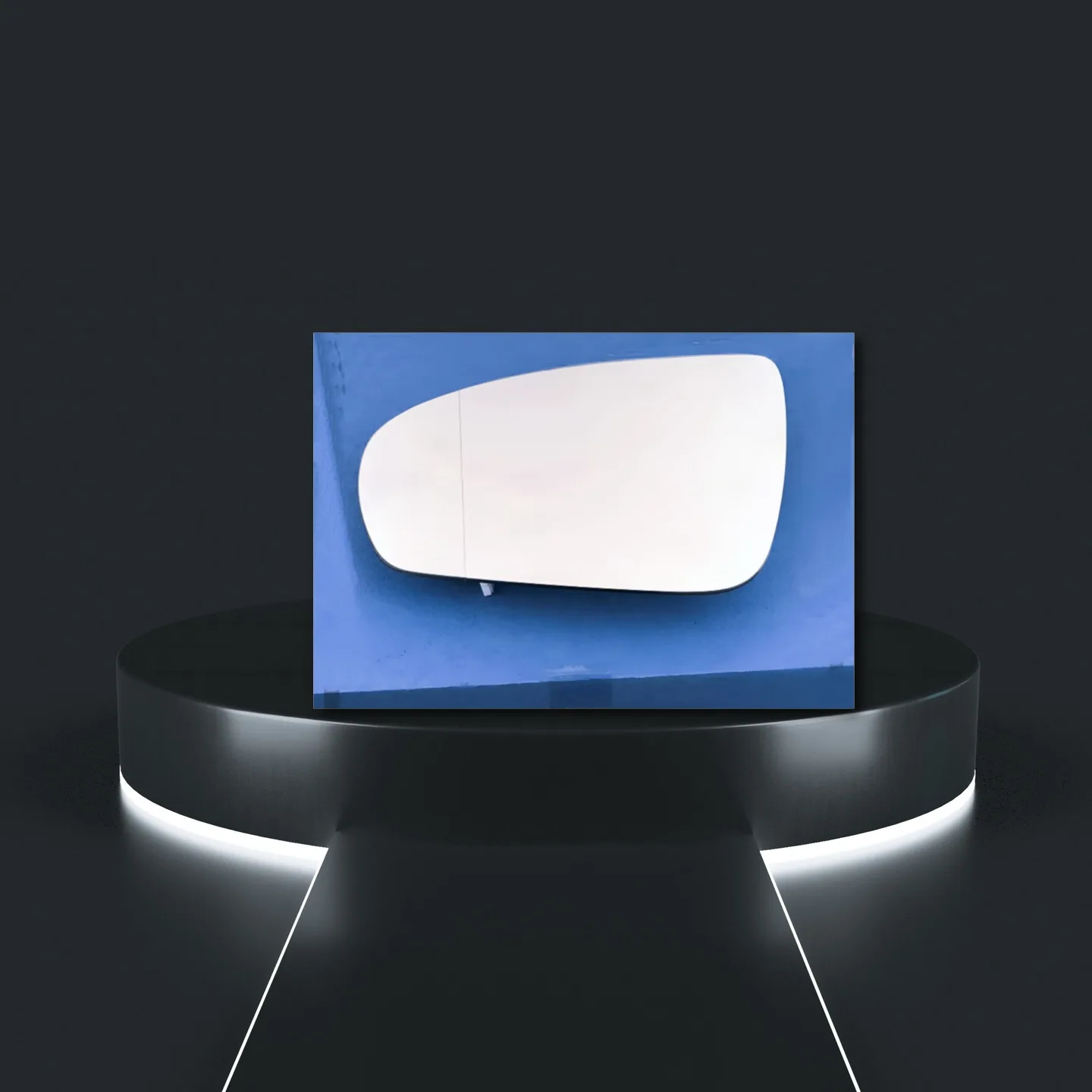 Mercedes Benz CLC Class Left Wide Angle Stick-on Mirror Glass (2008–2011)