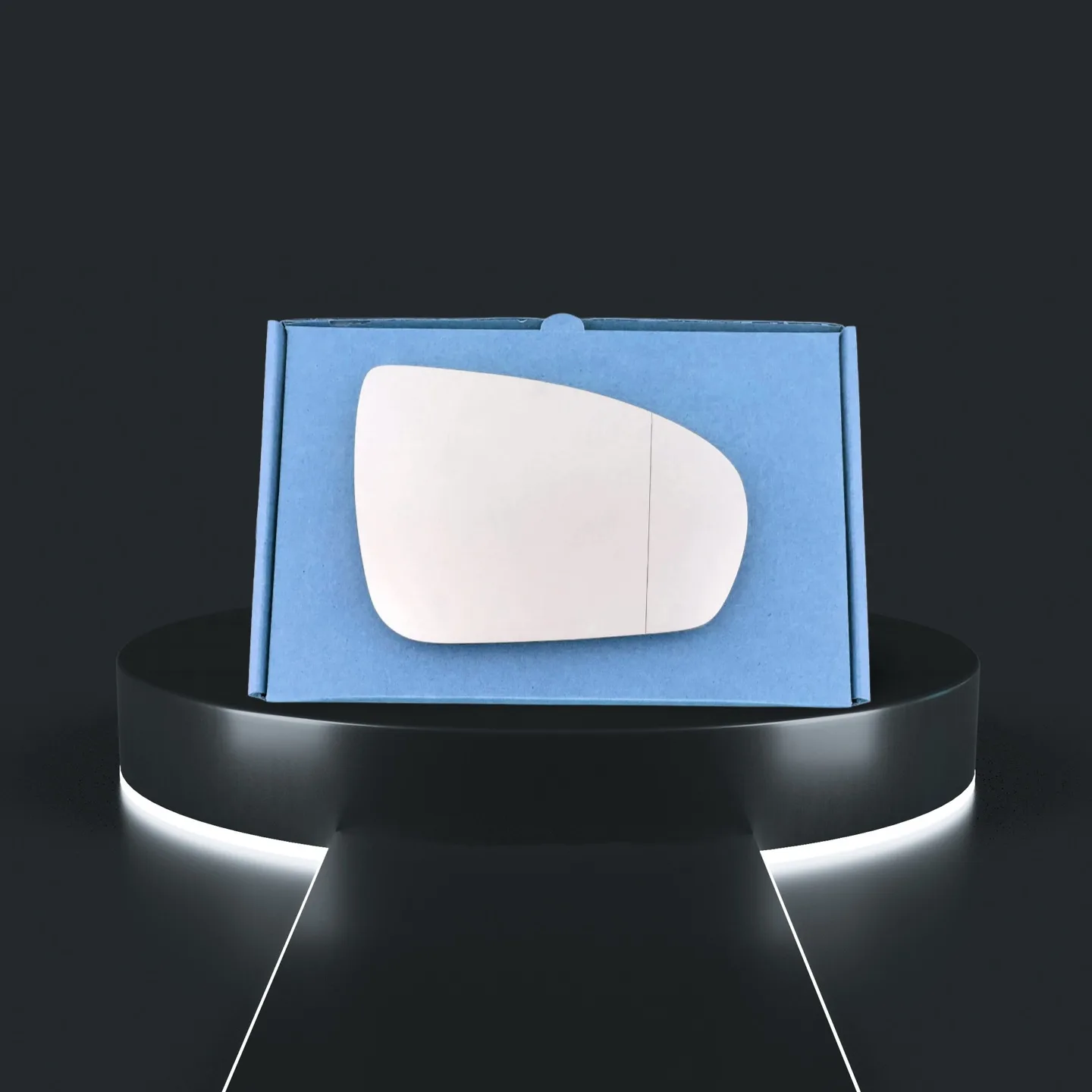 Mercedes Benz CLC Class Right Wide Angle Stick-on Mirror Glass (2008–2011)
