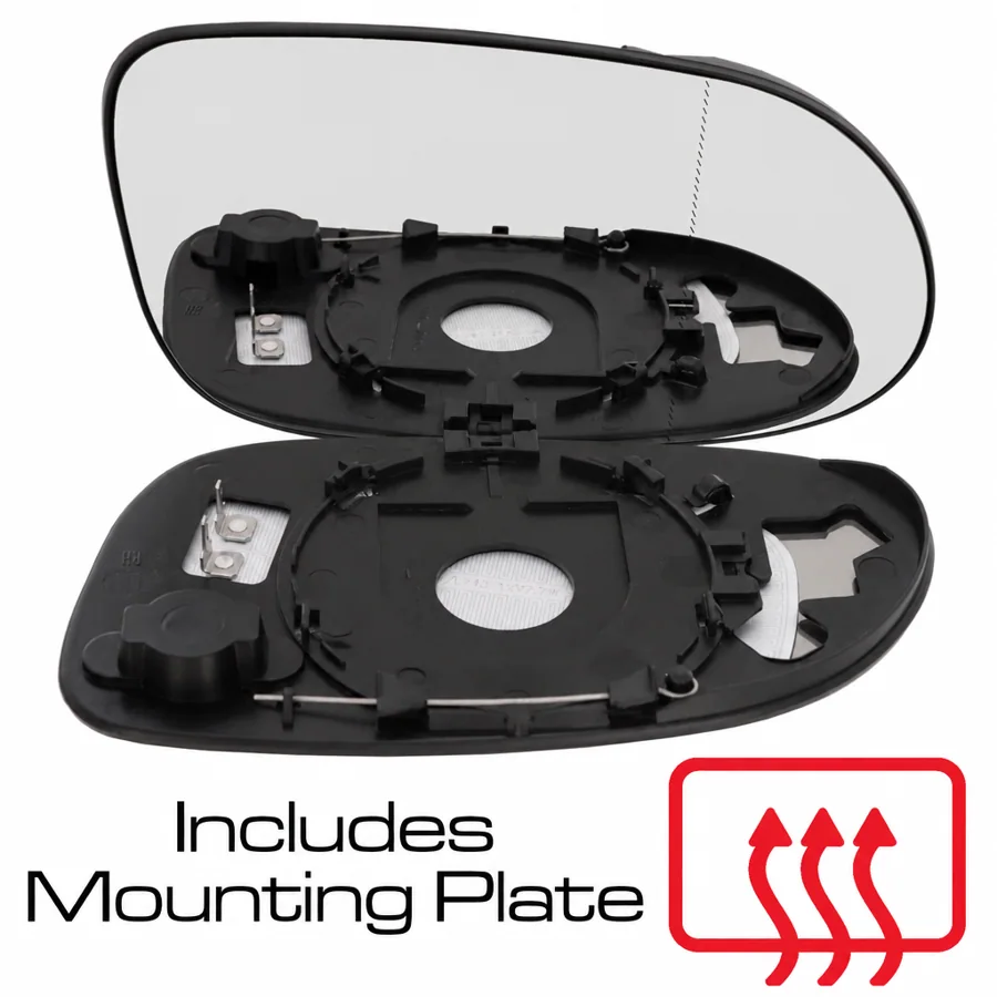 Mercedes Benz CLK Class Right Heated Aspherical Mirror Glass (2002–2010)