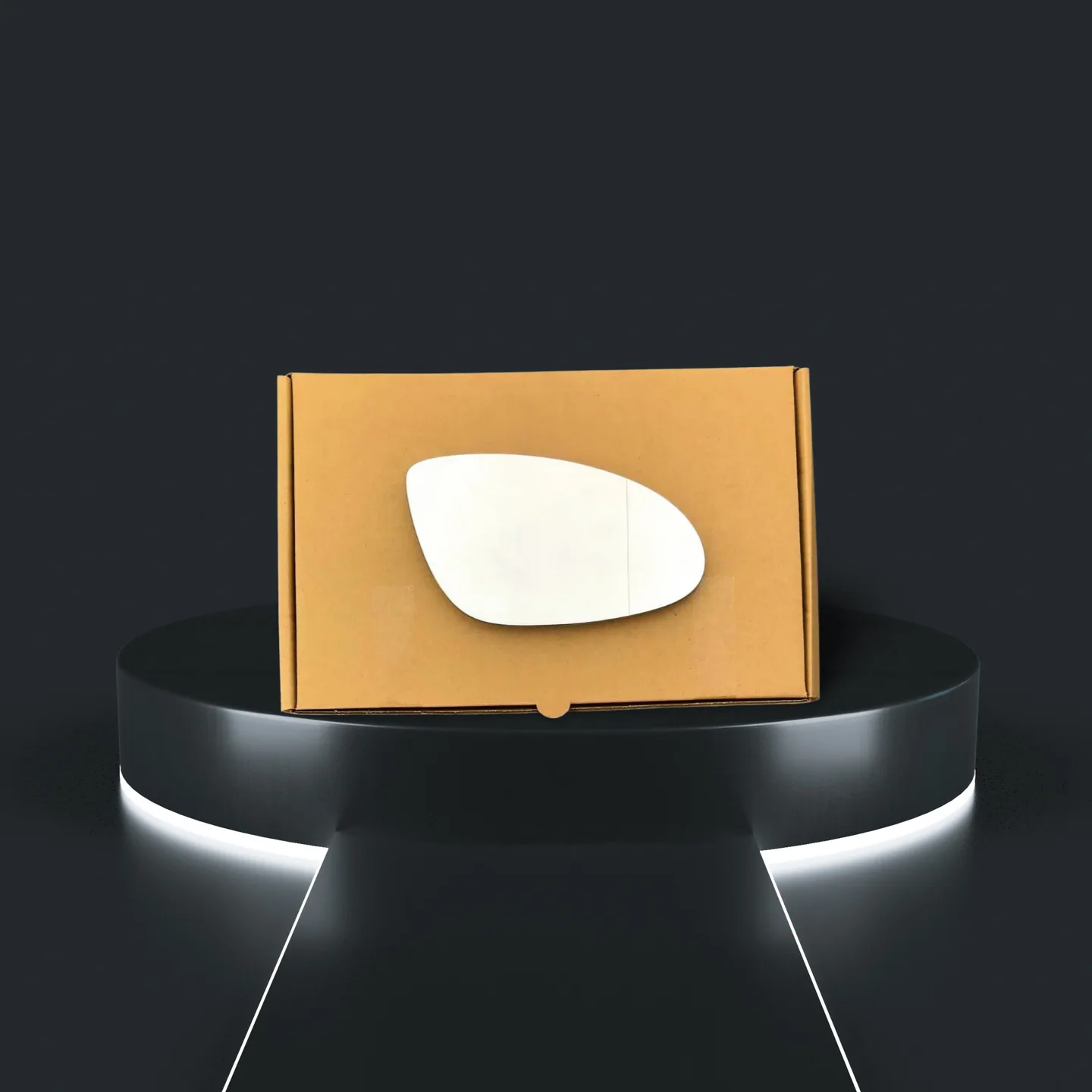 Mercedes Benz CLS Class Right Wide Angle Stick-on Mirror Glass (2005–2010)