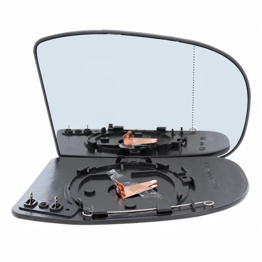 Mercedes Benz E Class Right Heated Aspherical Clip-on Mirror Glass (2002–2006)