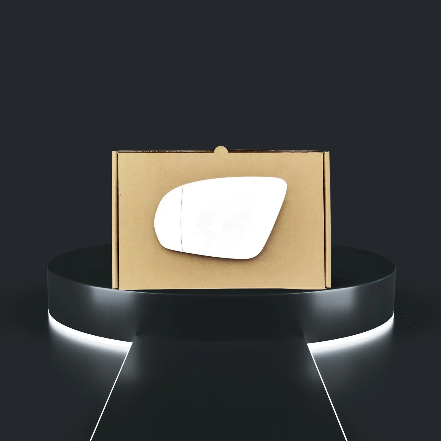 Mercedes Benz E Class Left Wide Angle Stick-on Mirror Glass (2016–2024)