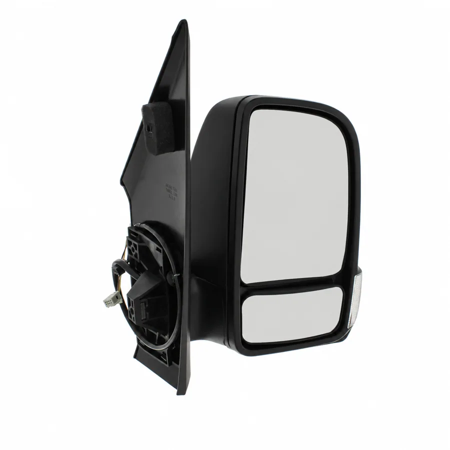 Mercedes Benz eSprinter Right Heated Electric Complete Mirror Unit, Black - Textured (2020 onwards) — photograph 2
