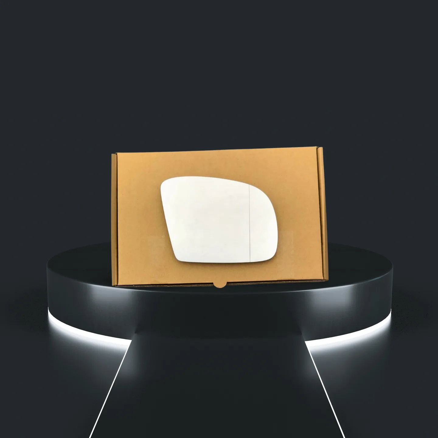 Mercedes Benz R Class Right Wide Angle Stick-on Mirror Glass (2005–2012)